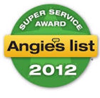 Angieslist Superior Service Award Recipient 2012
